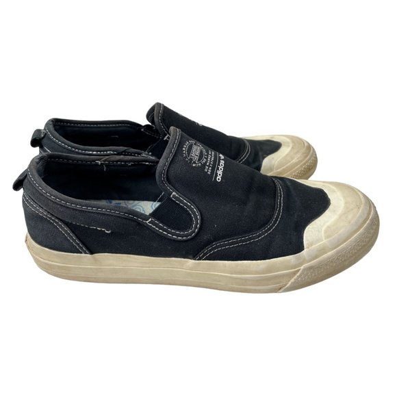 Adidas Men's Nizza RF Black/White Casual Slip On Sneakers Size 8M (EF1411) - Picture 1 of 9